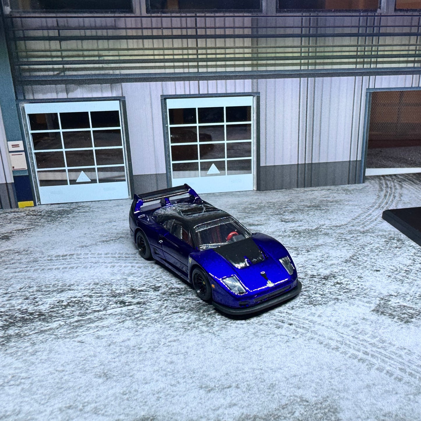 Blue Ferrari F40