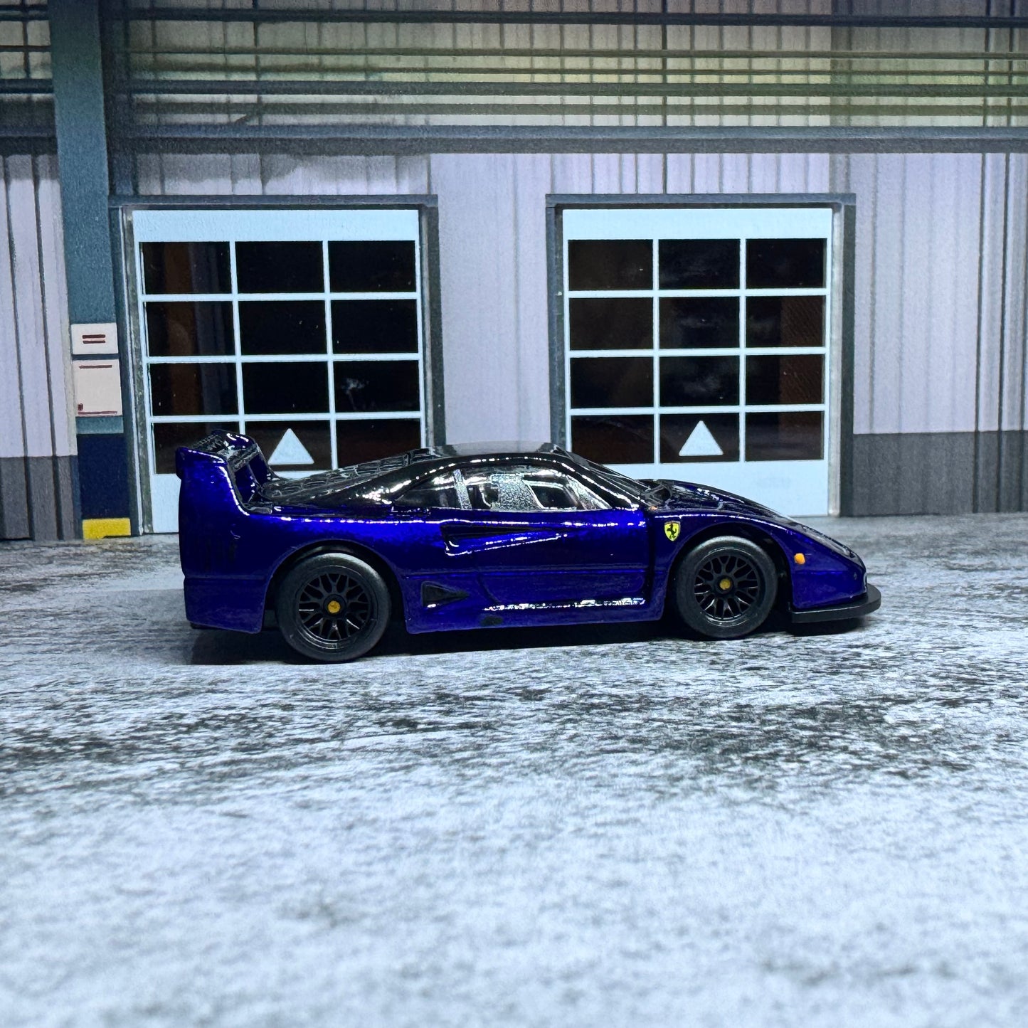 Blue Ferrari F40